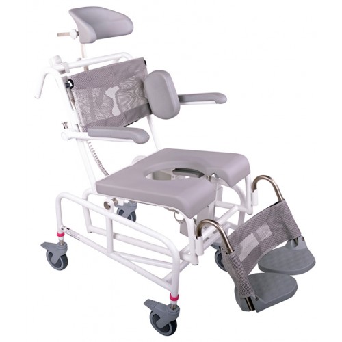 HMN 電動傾斜式與手動高度沖涼便椅 - M2 EL-tip